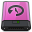 Pink Time Machine B Icon 32x32 png